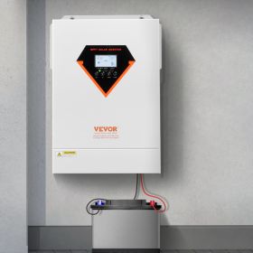 Hybrid Solar Inverter Charger 6000W 220/230V With Built-in 120A MPPT Controller (Option: white)