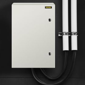 NEMA Steel Enclosure, 24 X 16 X 10'' NEMA 4X Steel Electrical Box, IP66 Waterproof & Dustproof, Outdoor/Indoor Electrical Junction Box, With Moun (Option: Grey)