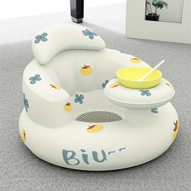 1pc Baby Sofa Chair, Plastic Wraparound Support Seat, Portable Rocking Chair for Infants Aged 3 Months+, Exercise Sitting & Standing, Spine Prote (style: pumpkin)