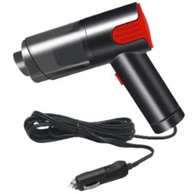Wired Red Silver Car Vacuum Cleaner  Home Handheld Mini Desktop Vacuum Cleaner Portable (Option: W13532892)